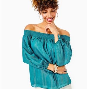 Maryellen Off-The-Shoulder top Lily Pulitzer